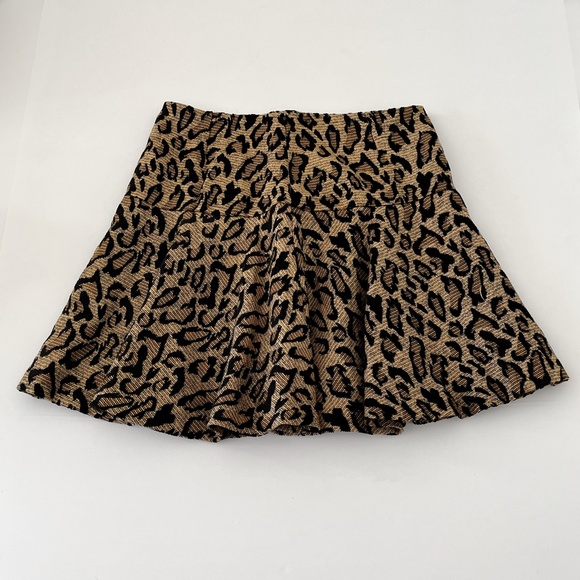 Free People Dresses & Skirts - Free People Leopard Flare Skirt